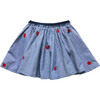 Gianna Skirt, Apple Embroidery - Skirts - 6