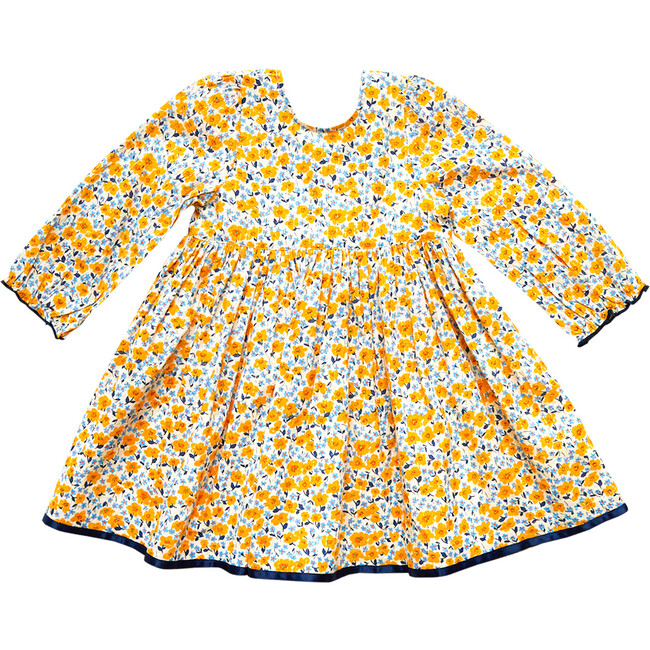 Amma Dress, Golden Ditsy Floral - Dresses - 1