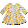 Amma Dress, Golden Ditsy Floral - Dresses - 1 - thumbnail