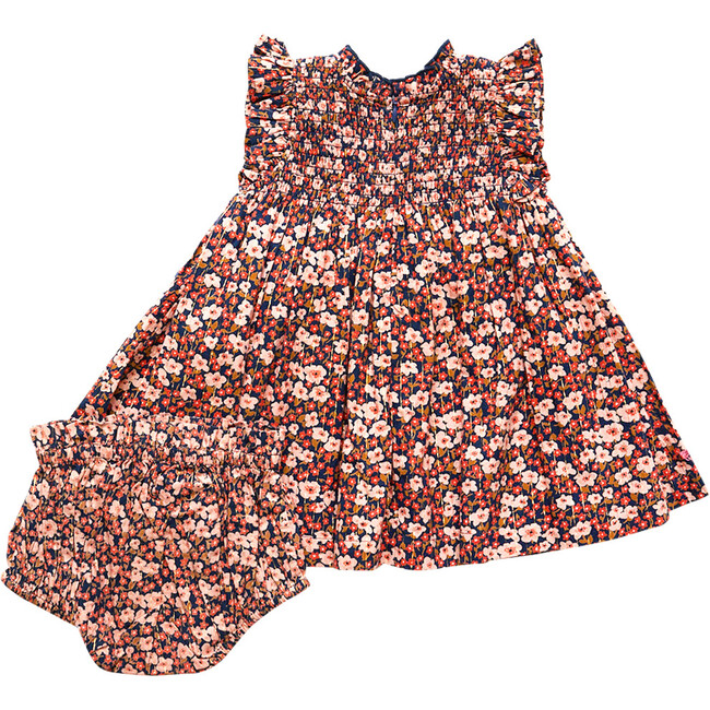 Stevie Dress Set, Navy Ditsy Floral - Dresses - 7