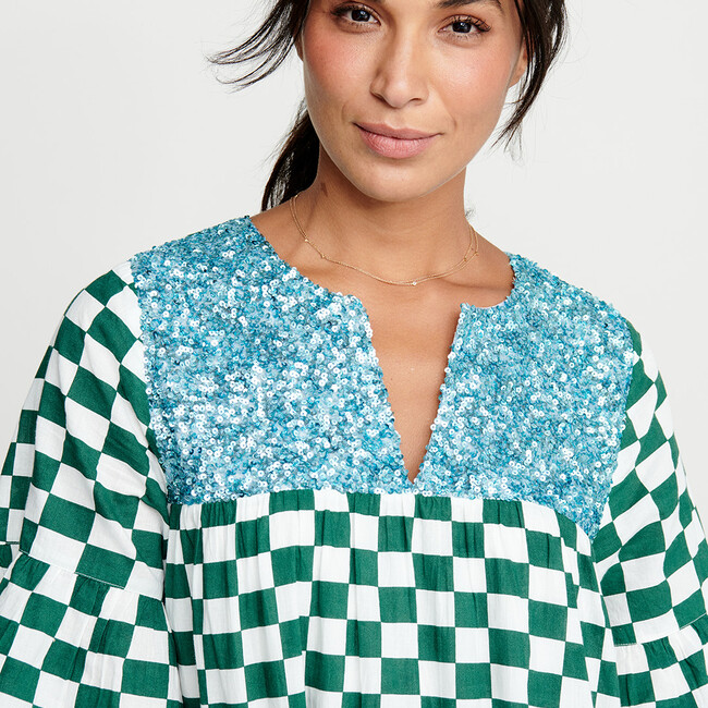 green color dress for wedding Urban Classics - Ladies Oversized Check Flannel Jasper/Black