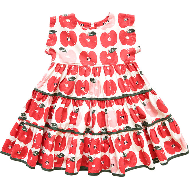 Peachy Dress, Apple Stamp - Dresses - 1