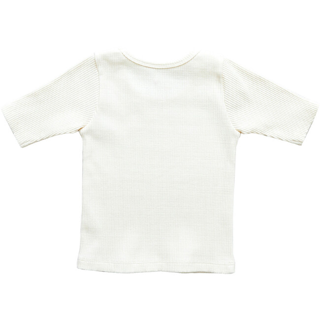 Organic Rib Top, Antique White