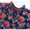 Autumn Dress, Blue Stem Floral - Dresses - 5