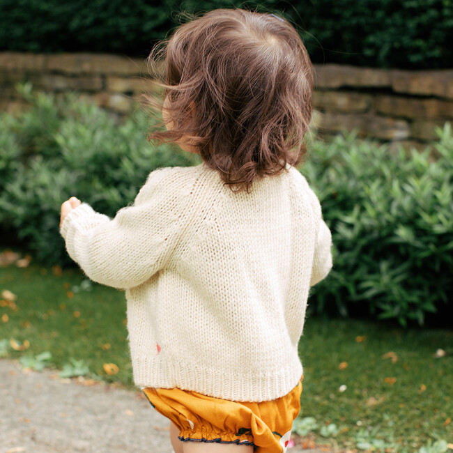 Blossom Sweater, Cream - Sweaters - 5