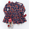 Autumn Dress, Blue Stem Floral - Dresses - 6 - thumbnail