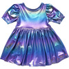 Laurie Dress, Iridescent Blue - Dresses - 1 - thumbnail