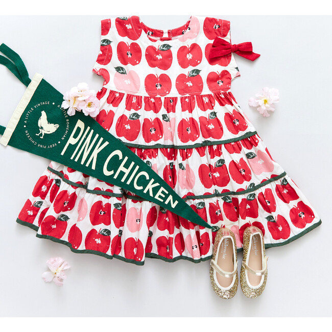 Peachy Dress, Apple Stamp - Dresses - 6