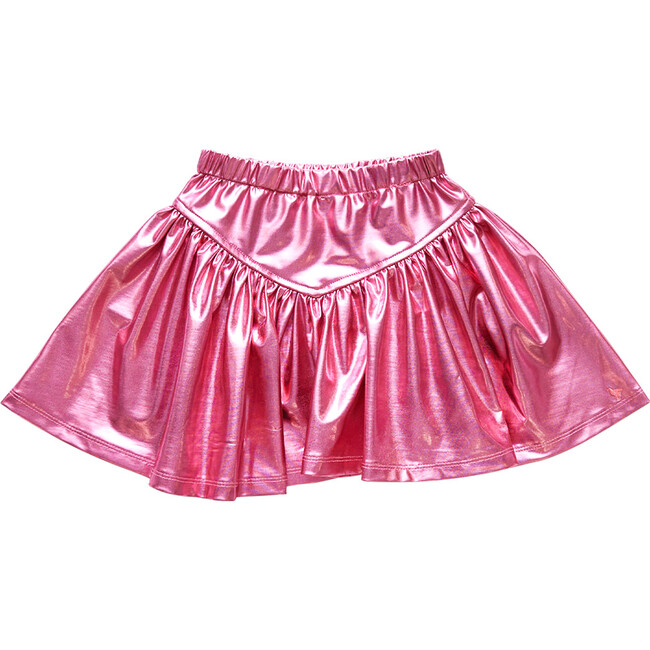 Alexis Skirt, Pink Lamé - Skirts - 1