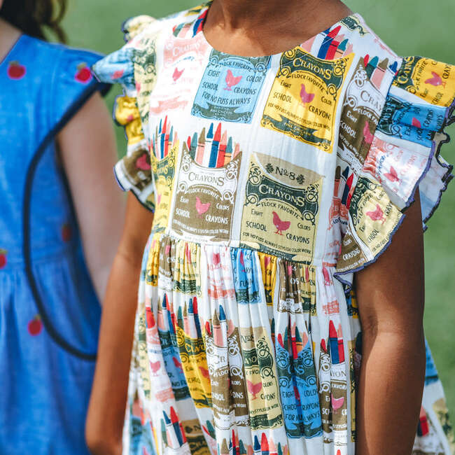 Kit Dress, Multi Crayons - Dresses - 3