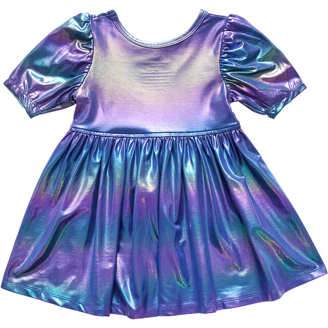 Laurie Dress, Iridescent Blue - Dresses - 5