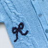 Grandpa Sweater, Baby Blue - Sweaters - 5
