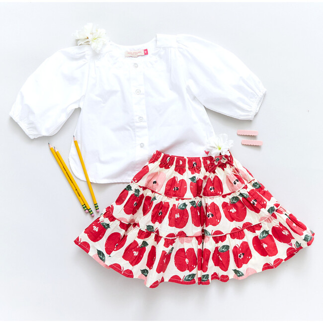Allie Skirt, Apple Stamp - Skirts - 5