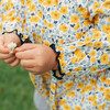Amma Bubble, Golden Ditsy Floral - Rompers - 6 - thumbnail