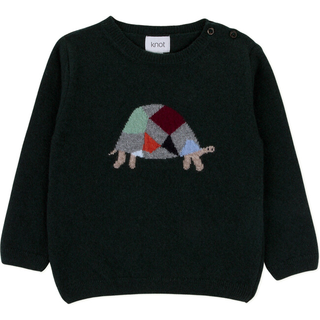 Turtle Knitted Sweater - Sweaters - 1