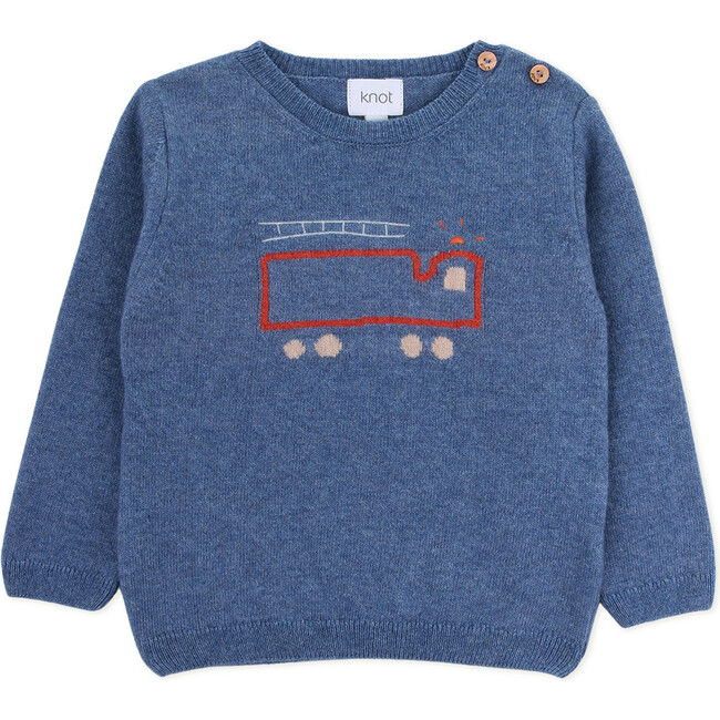 Fire Truck Knitted Sweater