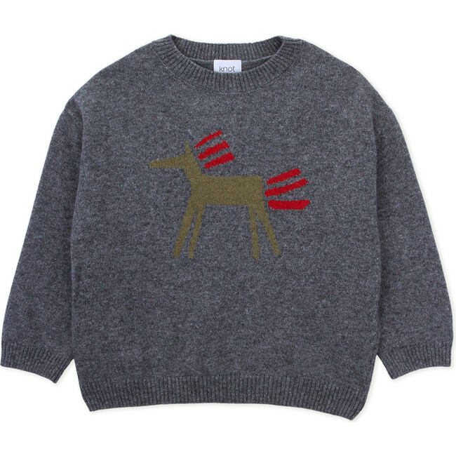 Horse Knitted Sweater - Sweaters - 1