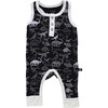 Midnight Dino Bamboo Tank Romper - Rompers - 1 - thumbnail