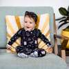 Midnight Football Bamboo Footed Sleeper - Pajamas - 2