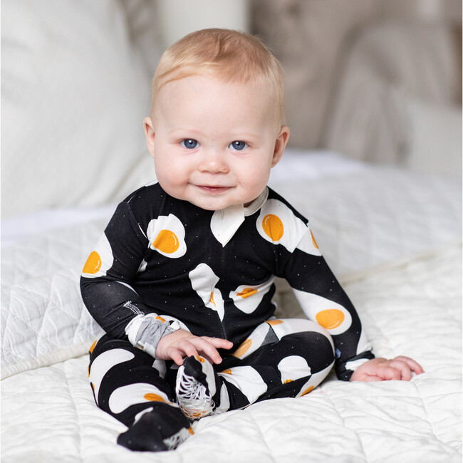 Sunny Side Up Bamboo Footed Sleeper - Pajamas - 3