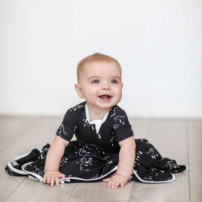 Midnight Camping Convertible Bamboo Romper - Rompers - 3