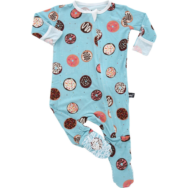 Blanche's Donuts Bamboo Footed Sleeper