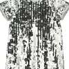 Coco Sequin Girls Party Dress, Silver - Dresses - 4