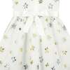 Aster Sequin Star Tulle Girls Party Dress, White - Dresses - 4