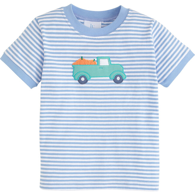 Applique T-Shirt, Pumpkin - Shirts - 1