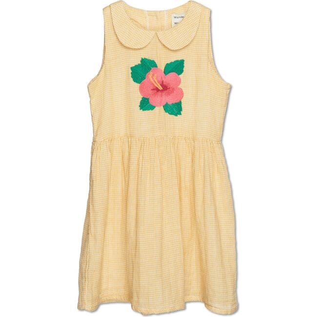 Havana Dress, Yellow Gingham - Dresses - 1
