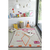 Saffi Washable Rug, Pink/Orange - Rugs - 5