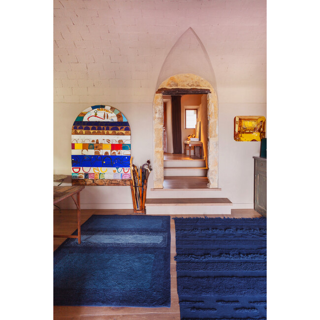 Water Washable Rug, Alaska Blue - Rugs - 7