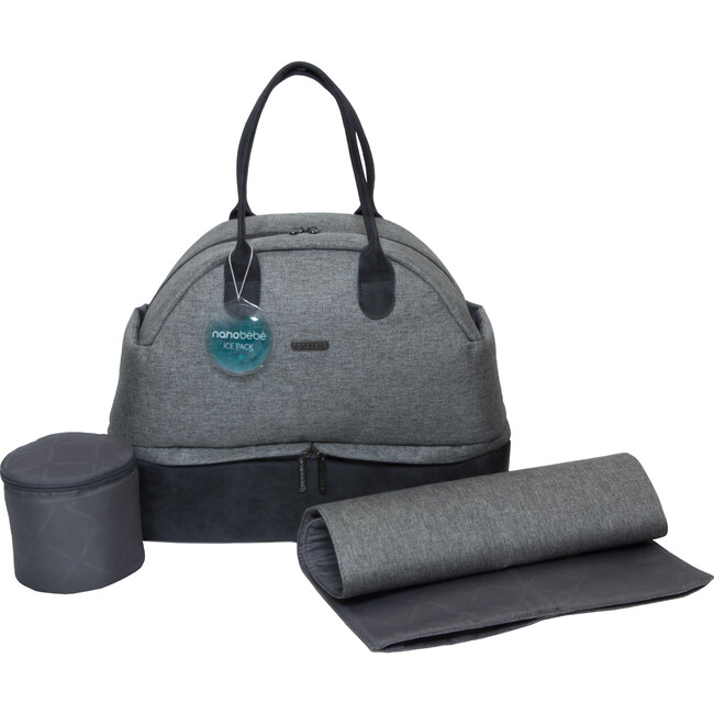 Duet Diaper Bag with Changing Mat and Travel Cooler