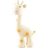 Giraffe Natural Rubber Teether, Rattle & Bath Toy & Giraffe Comforter with Leaf Teether (Both Organic) - Dolls - 1 - thumbnail