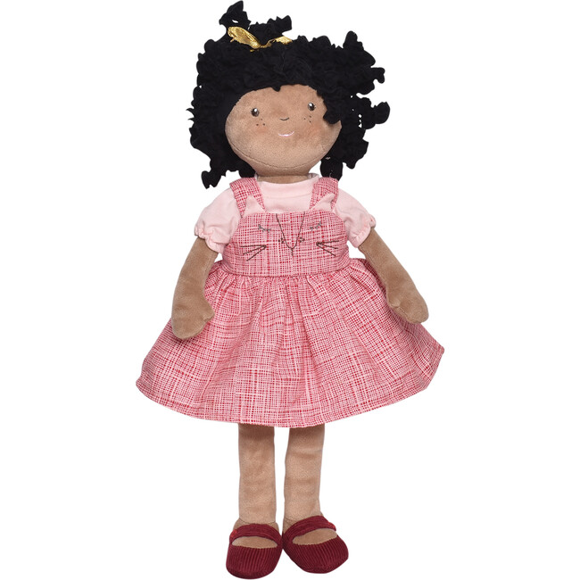 Madison Black Hair in Red Dress - Soft Dolls - 3