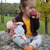 Rose Organic Doll with Brown Hair - Soft Dolls - 2