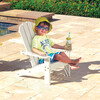 Wooden Adirondack Children's Outdoor Chair - Kids Seating - 2