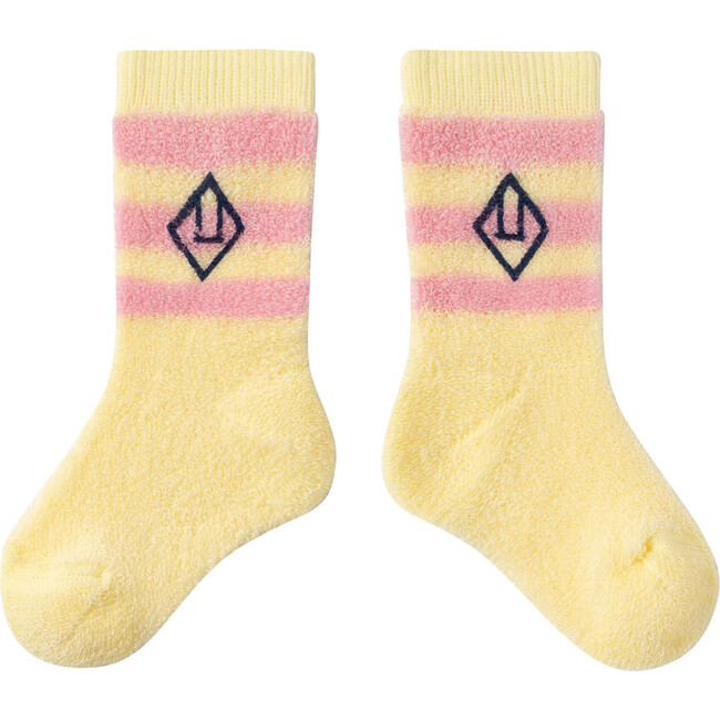 Skunk Baby Socks Soft Yellow Logo - Socks - 1