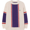 Tricolor Bull Sweater Purple Logo - Sweaters - 1 - thumbnail