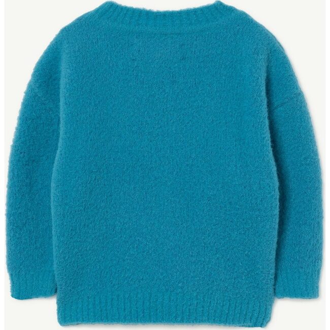 Graphic Bull Baby Sweater Blue