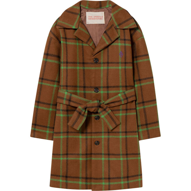 Squares Jaguar Jacket Brown Logo