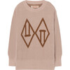 Graphic Bull Sweater Beige - Sweaters - 1 - thumbnail