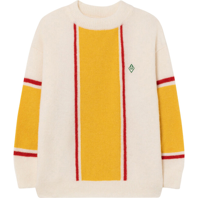 Tricolor Bull Sweater Yellow Logo