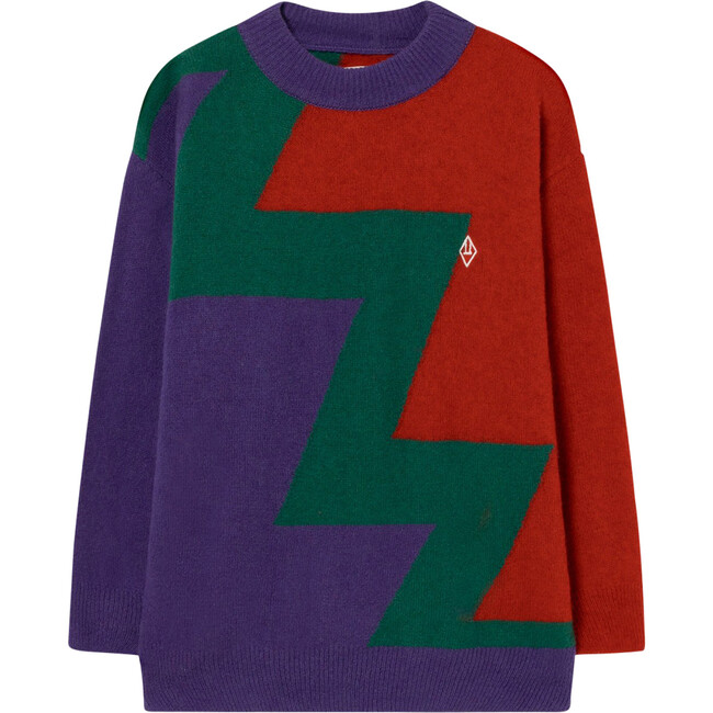 Tricolor Bull Sweater Red Logo