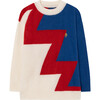 Tricolor Bull Sweater Blue Logo - Sweaters - 1 - thumbnail