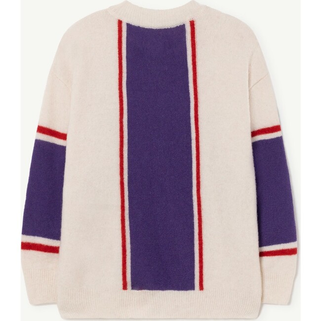 Tricolor Bull Sweater Purple Logo - Sweaters - 3