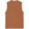 Plain Bat Vest Brown Logo - Sweaters - 3