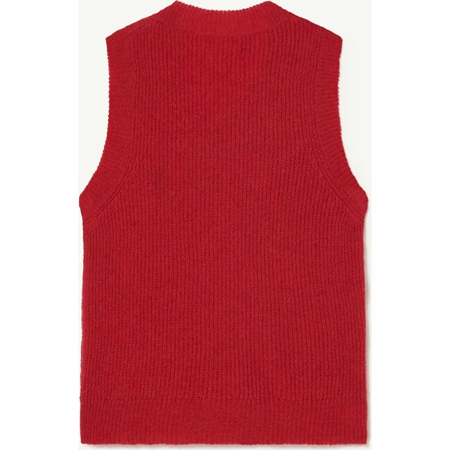 Plain Bat Vest Red Logo - Sweaters - 3