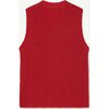 Plain Bat Vest Red Logo - Sweaters - 3
