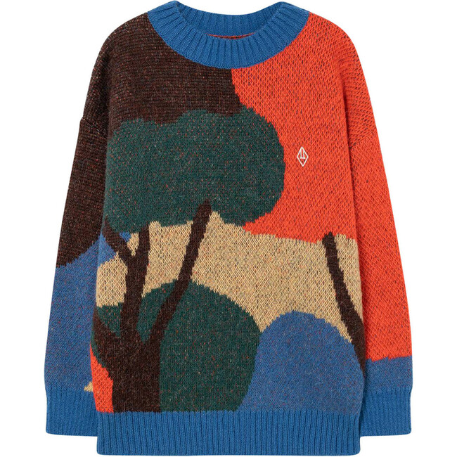 Landscape Bull Sweater Multicolor Logo - Sweaters - 1